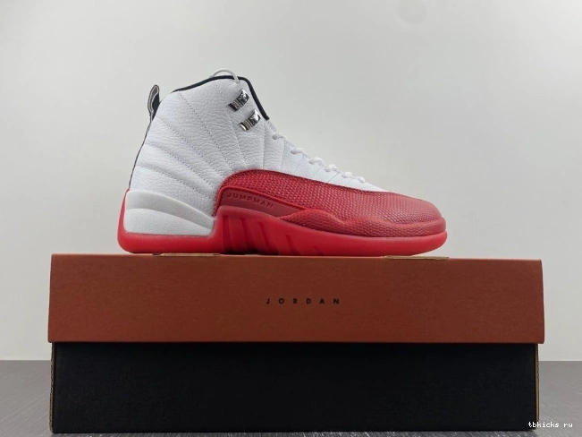 Rep TB Cherry Jordan 12 130690-110 Retro Air 0714